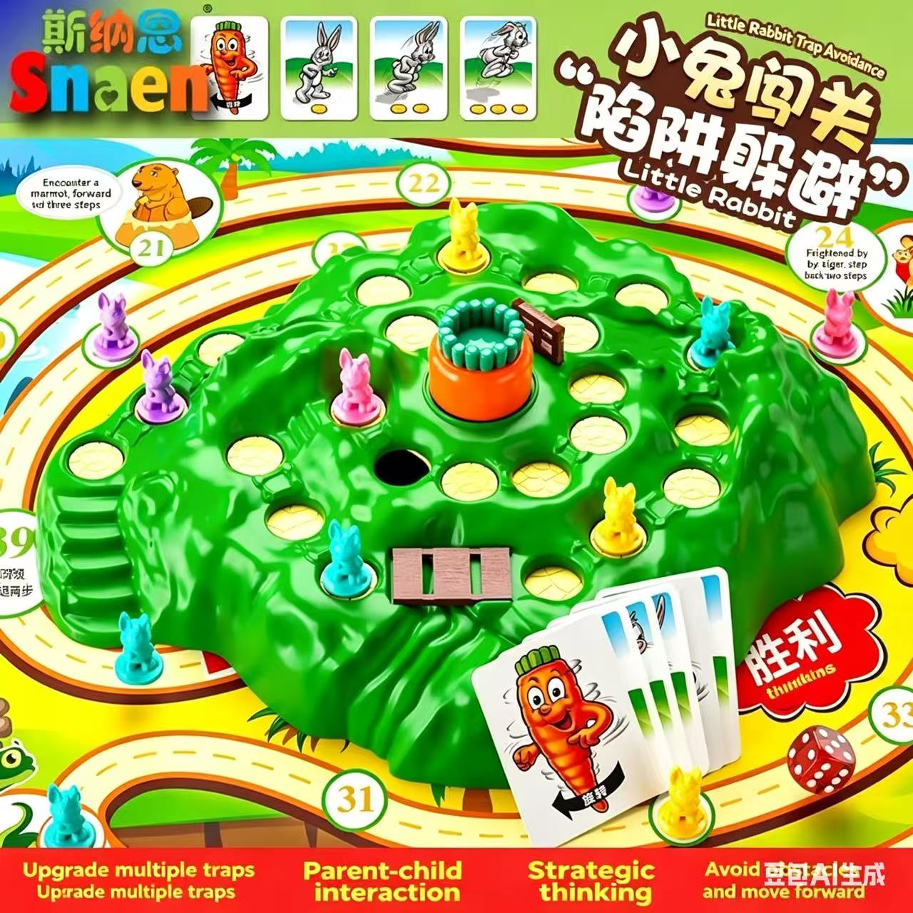 Board Game Operation - Gorąca Wyprzedaż Zabawna Gra Królicza Pułapka