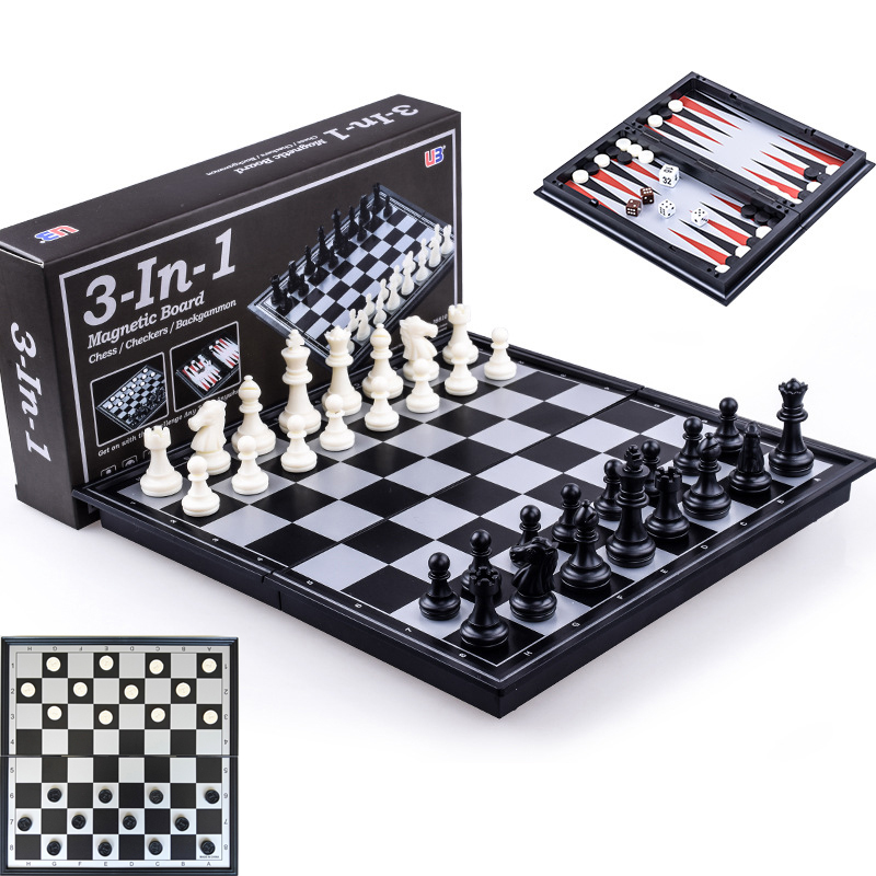 Board Game Operation - Składana Magnetyczna Gra Szachowa 25CM Warcaby