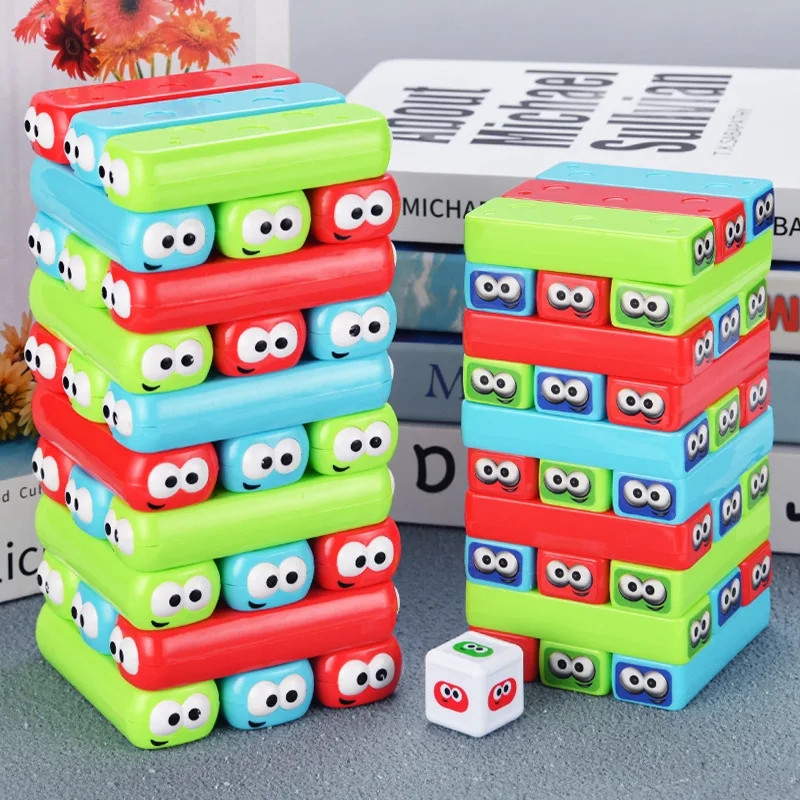 Board Game Jenga - Ciekawa wieża do układania zabawki dla