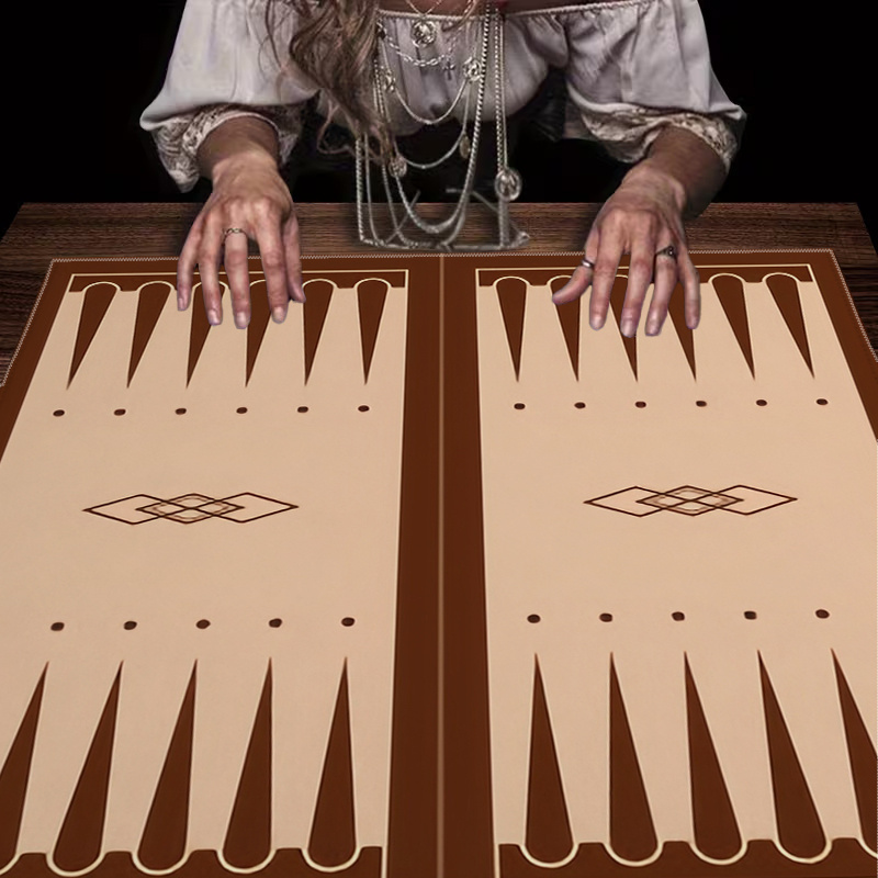 Board Game Operation - 1 szt. Brązowa Mata do Backgammona