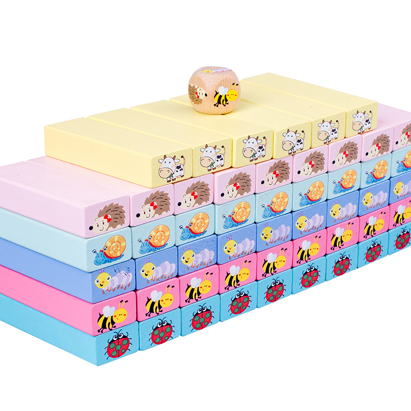 Numer zwierząt drewniane klock – Board Game Jenga recenzja i cena