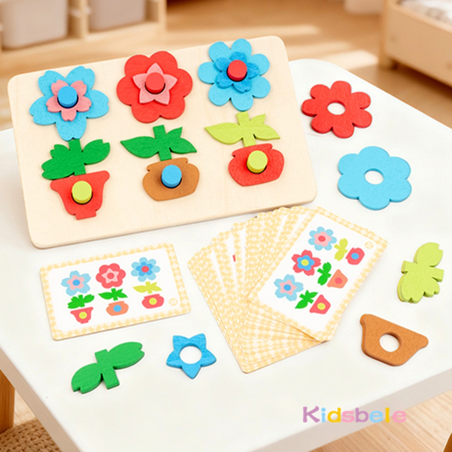 Montessori Drewniana Układanka – Board Game Diy recenzja i cena