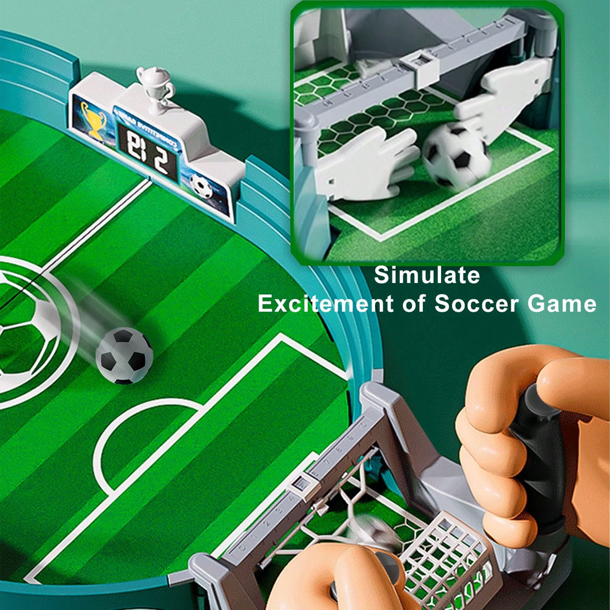 Gra w piłkarzyki, dwuosobowa g – Board Game Football recenzja i cena