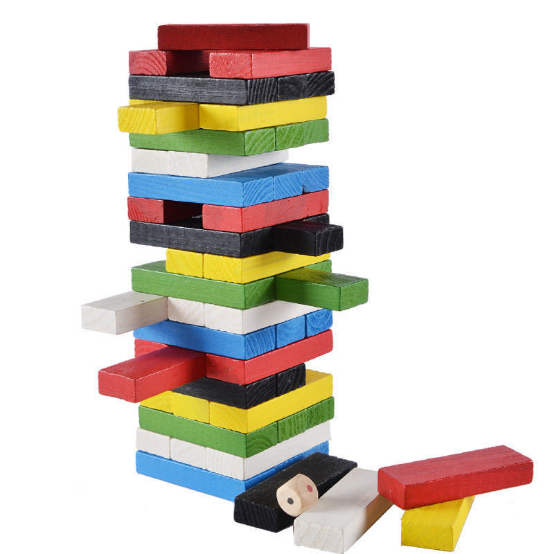 Drewniana gra wieżowa, interak – Board Game Jenga recenzja i cena