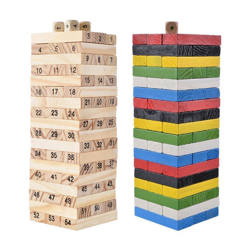 Drewniana gra wieżowa, interak – Board Game Jenga recenzja i cena