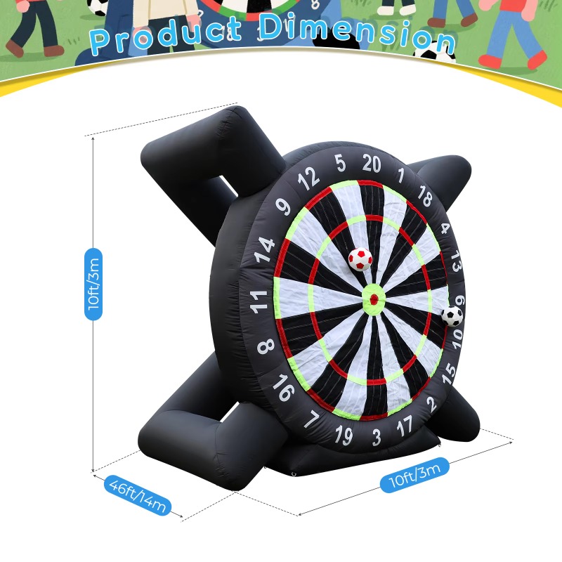 Zewnętrzna komercyjna dmuchana – Board Game Football recenzja i cena