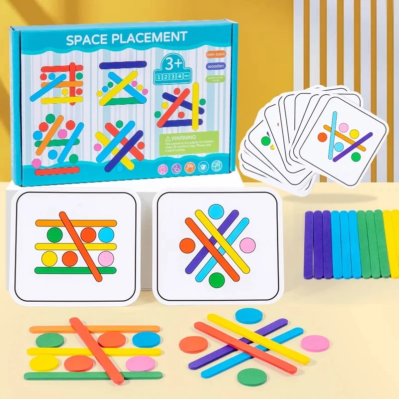 Dziecięca tęczowa łamigłówka m – Board Game Simple recenzja i cena