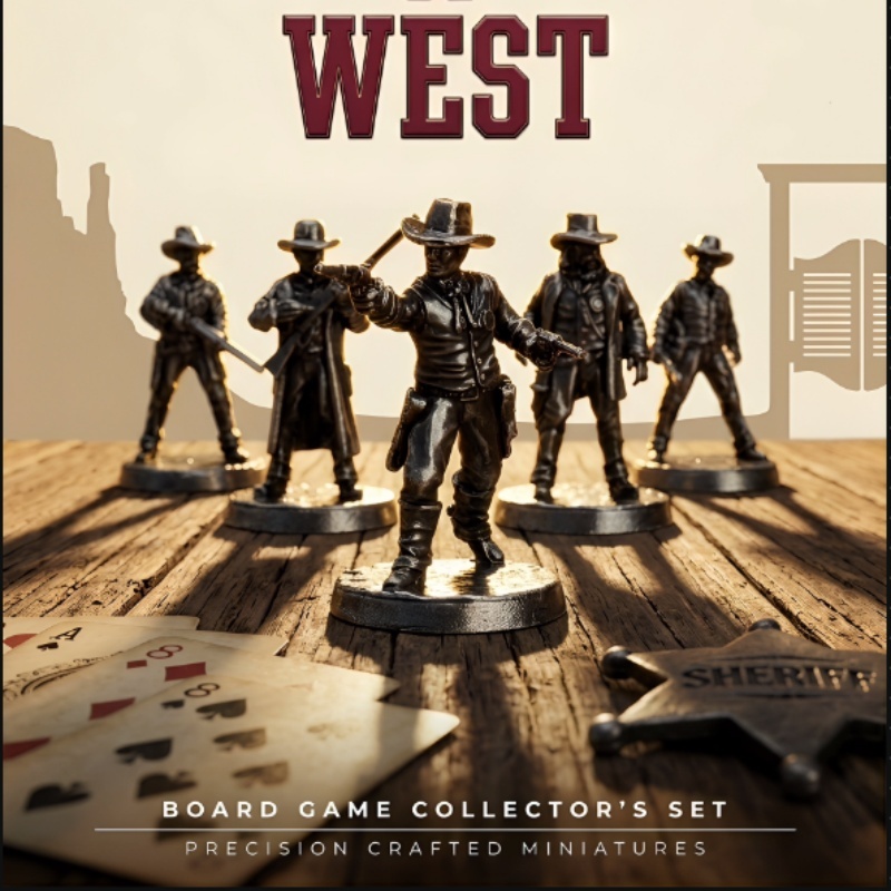 Zestaw Metalowych Miniatur Dzi – Board Game Wild Wild recenzja i cena