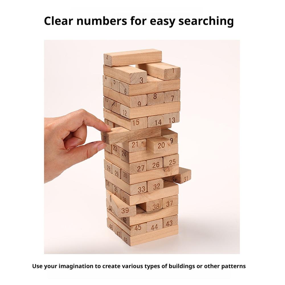 Małe drewniane klocki konstruk – Board Game Jenga recenzja i cena