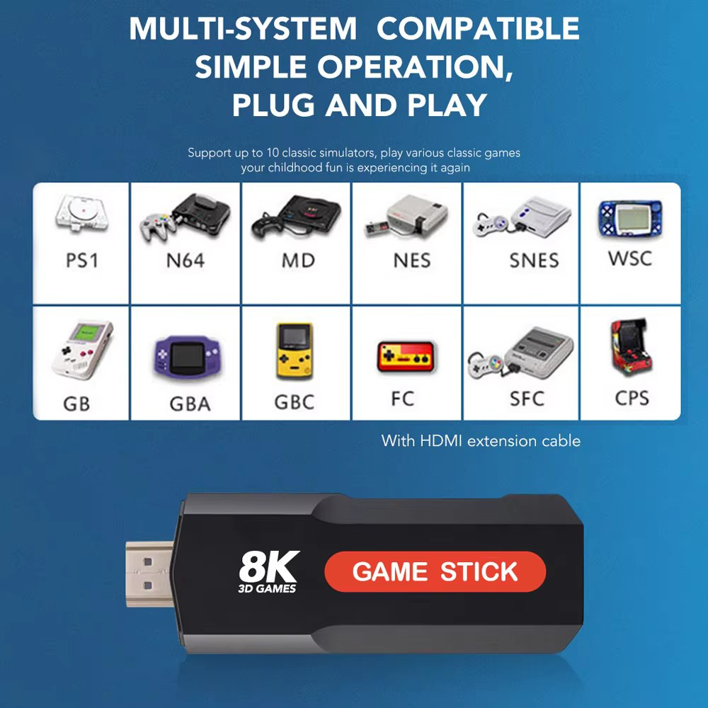 Konsola X2 Game Stick HD 4K 8K – Board Game Steam recenzja i cena